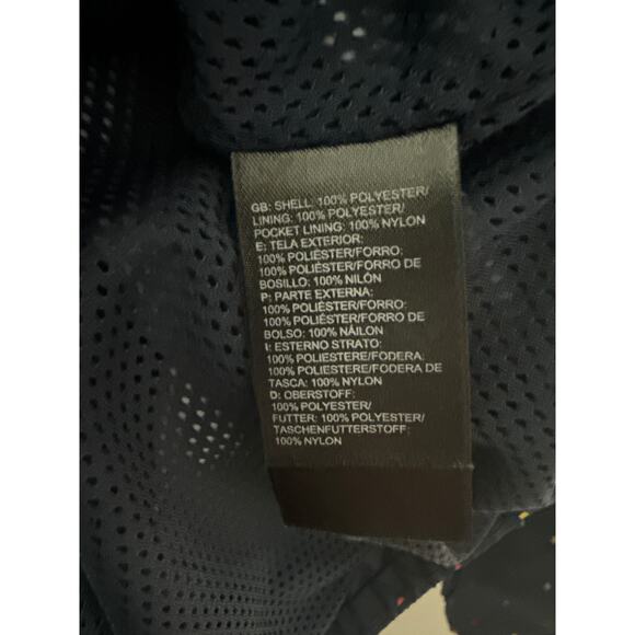 The North Face Multicolor Polka‎ Dot Rain Windbreaker Jacket Navy Blue Size XS - Picture 10 of 10